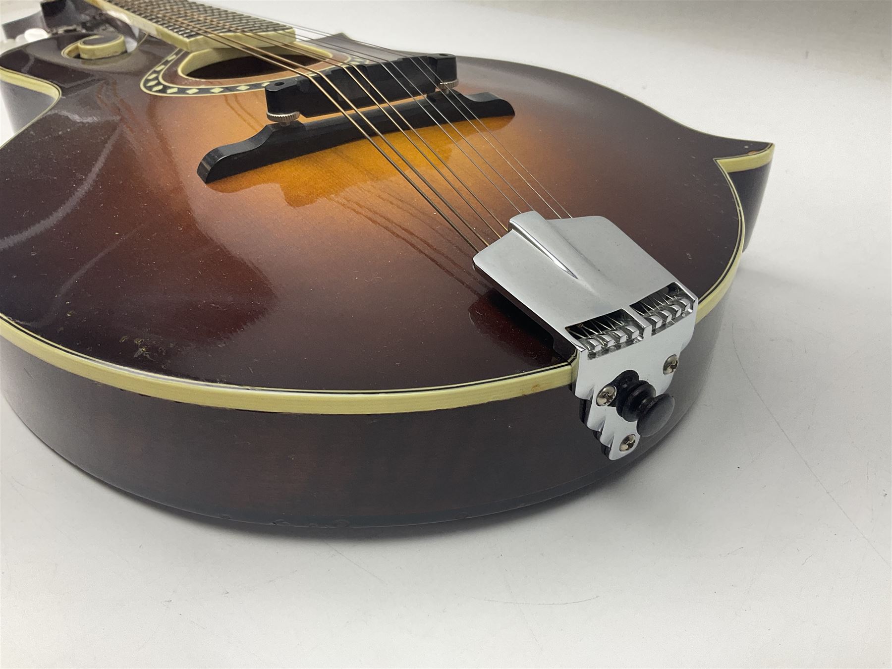 Eastman eight-string mandolin model MD514 2007 serial no.UK023 L68cm; in Hiscox hard carrying case