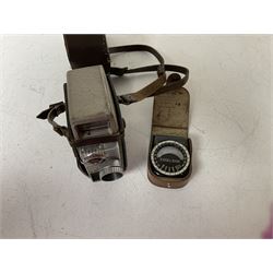 Bell and Howard Autoset cine camera and light meter
