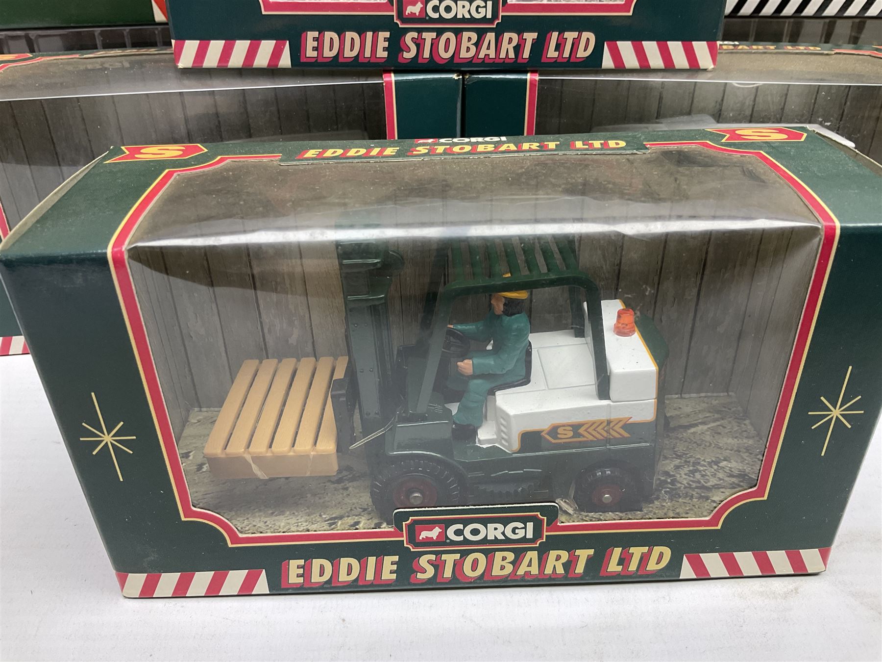 Corgi Eddie Stobart - nine various lorries; nos. two x 59516, TY86705, CC86701, TY86805, 58304, 58401, 56702 & 58112; all boxed (9)