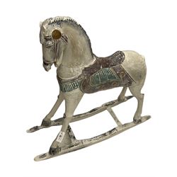 Painted rocking horse