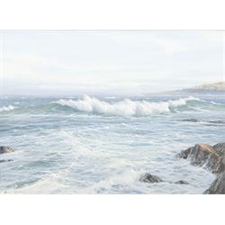 Neville H Liss (South African 20th century): 'Cove Rock Beach' - Eastern Cape South Africa...