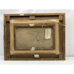 Cyril Tempest (Yorkshire late 19th century): Mast from Shipwreck and Beached Sailing Vessels, pair oils on canvas signed 40cm x 60cm (2)