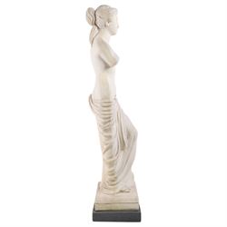 20th century resin sculpture, modelled as the Venus de Milo, H77cm