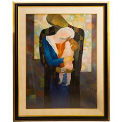 Ara Berberyan 'Arbe' (Armenian 1958-): 'Antanik', large limited edition giclée print signed and numbered 4/150 in pen 100cm x 75cm