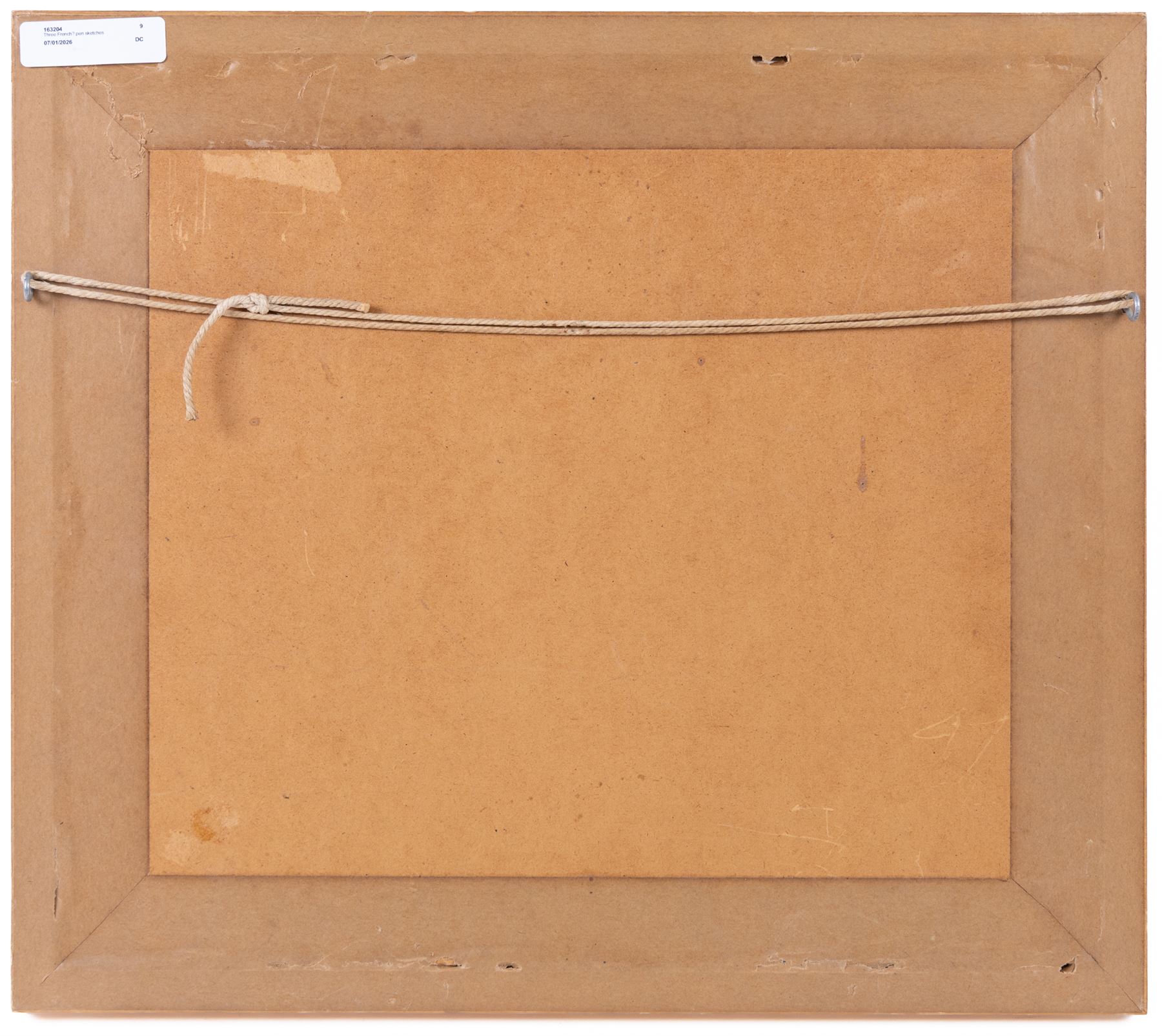 Swiss/French School (19th century): Donkey Heading to Market and Figural Studies, three ink sketches, one indistinctly signed and inscribed, max 17cm x 11cm (3)