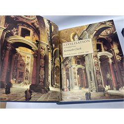 Folio Society; eighteen volumes, to include The Cathedrals of England, Redcoats and Rebels, The Gunpowder Plot, Civilisation, Benjamin Franklin 