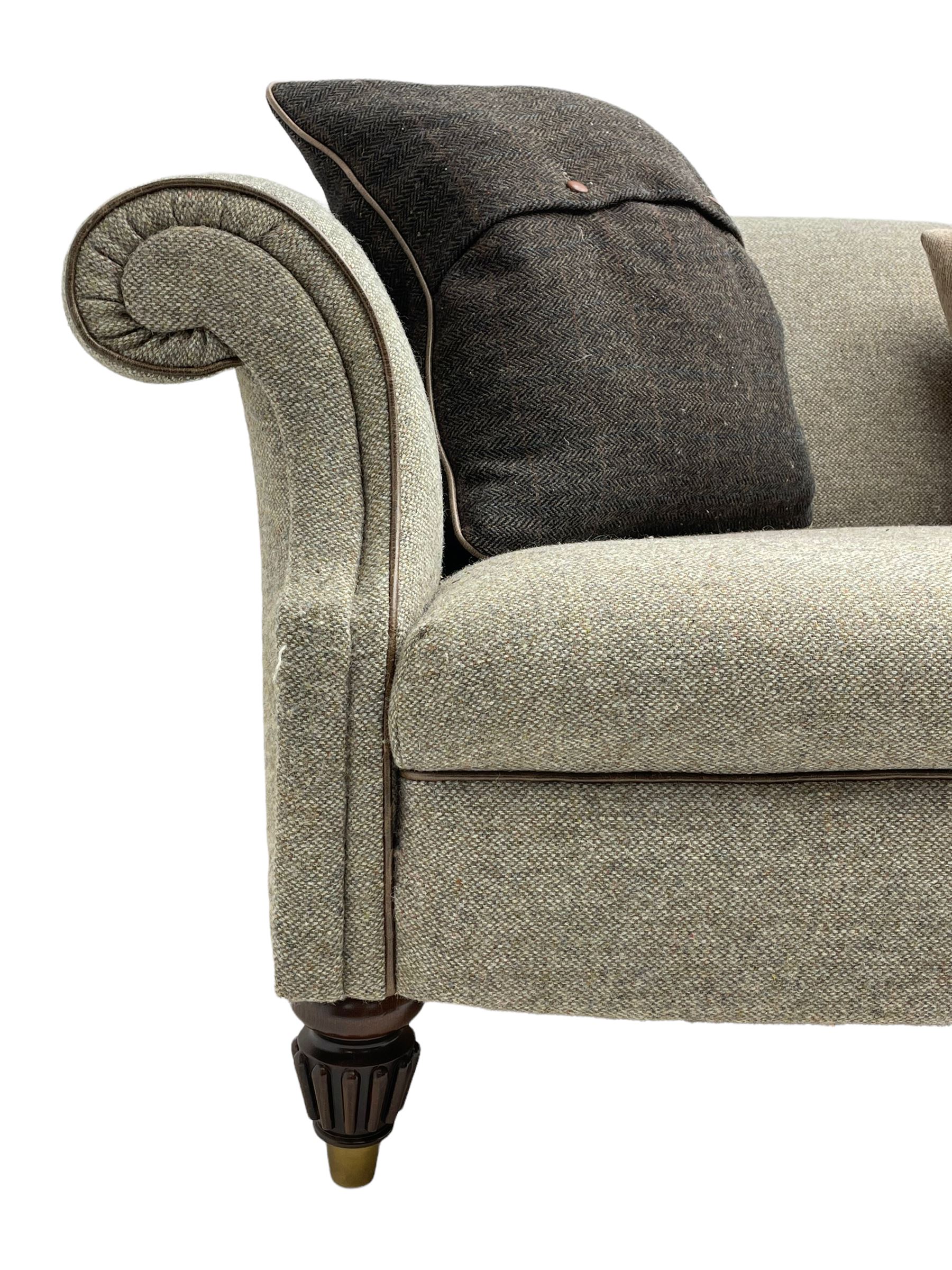 Tetrad 'Bowmore' traditional shaped two seat sofa upholstered in