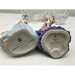 Eight Franklin Mint figures, including Sleeping Beauty, Vienna Waltz, Princess of Glass Mountain, Princess of the Ice Palace etc 