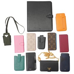 Louis Vuitton, Prada, Mulberry, Saint Laurent and others - collection of designer leather ...
