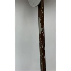 Adjustable Gamebird shooting stick, together with Mills Munitions shooting stick, Featherwate shooting stick, five others and two wooden walking sticks.  