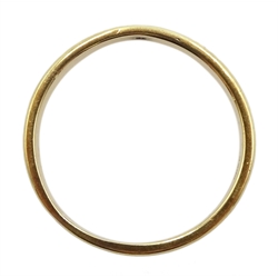 14ct gold single stone diamond ring, stamped 585