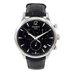 Tissot Traditional gentleman's stainless steel chronograph quartz wristwatch, Ref. T063617...