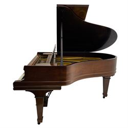 Steinway & Sons, Model A 188  grand piano - introduced in 1896, serial number 101814 (1901-1902) manufactured in Hamburg, with 20 overstrung bass notes, 85 ivory and ebony keys, in a  rosewood case with square tapered legs, roller repetition action with original stringing, felt, dampers and hammers, cast frame detailing numerous patents and awards 1859, 1872 and 1875, conforming lyre with sustaining and una corda pedals.

This item has been registered for sale under Section 10 of the APHA Ivory Act