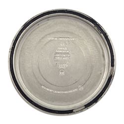 Omega Electronic f300Hz Seamaster Chronometer gentleman's stainless steel quartz wristwatch, Ref. 198.001, Cal. 1250, serial No. 32854587, on tan leather strap  