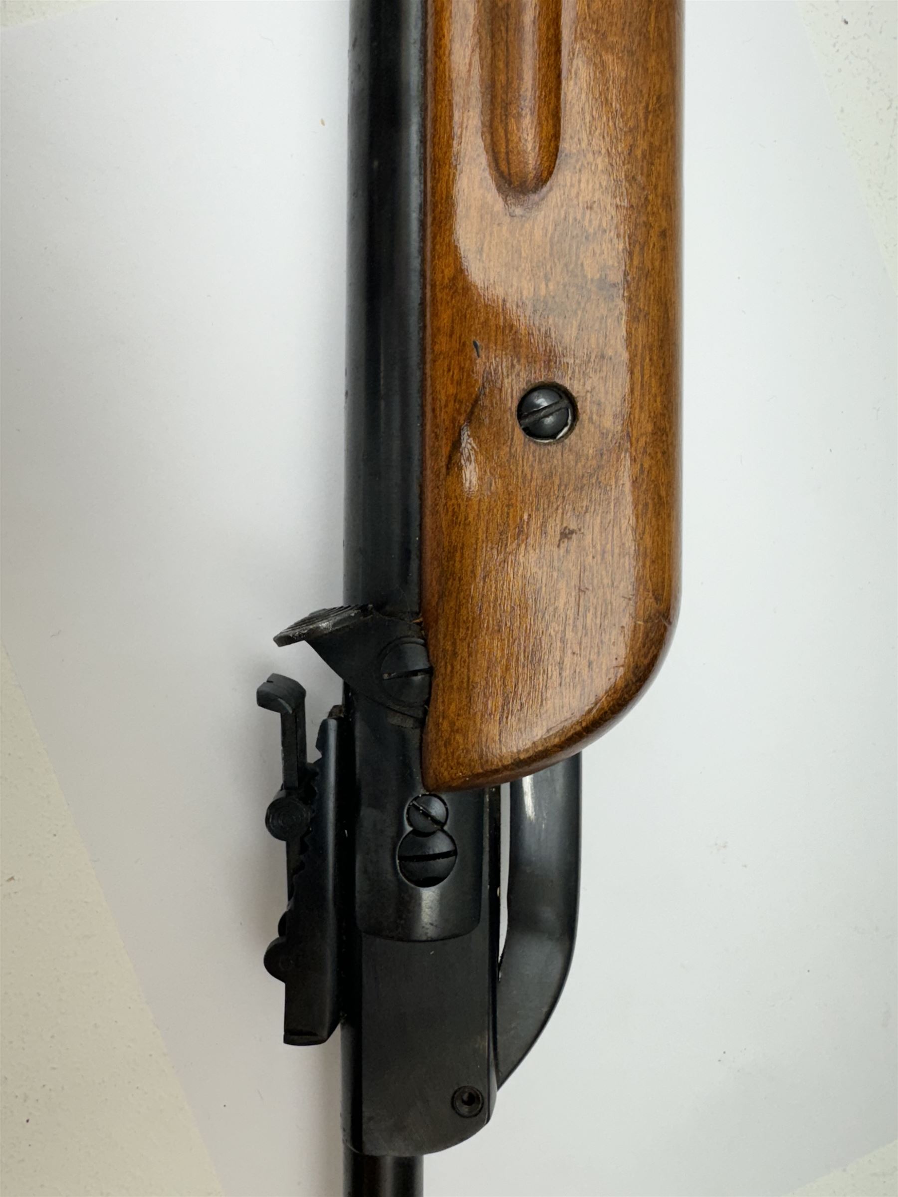 Chinese model 55 .22 break barrel air rifle with telescopic sight 