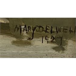 Mary Dawson Elwell (British 1874-1952): 'Thorpe Hall Rudston East Yorkshire', oil on panel signed and dated 1927, 25cm x 35cm
Provenance: East Yorkshire private collection