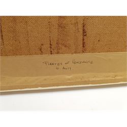 Harold Auty (British 20th century): 'Pirates of Penzance', gouache signed and dated 1967, titled verso 39cm x 61cm