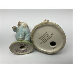 Seven Beswick Beatrix Potter figures, including Hunca Munca, Appley Dapply and Timmy Willie
