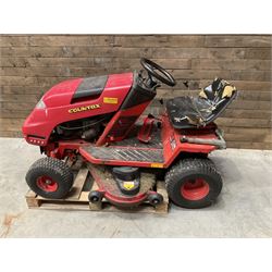 Countax K18 Twin ride on lawnmower 42” cut, with trailer and attachment 