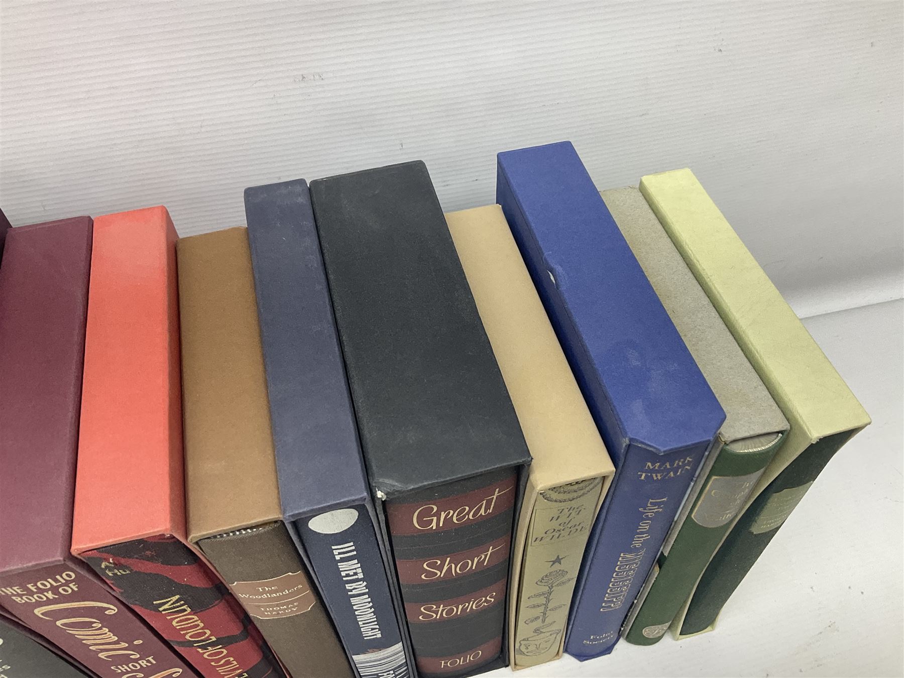 The Folio Book; nineteen volumes, including Civilisations, The Long Weekend, Comic Short Stories, Travels of a Victorian Photographer etc