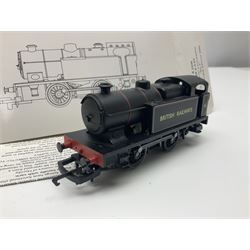 Hornby '00' gauge - Class D 0-4-0 tank locomotive No.4, Membership Edition 2001; boxed; Class J13/J52 0-6-0ST locomotive No.3111; boxed; Class 101 Holden 0-4-0 tank locomotive Tolgus Tin Co. No.1; and Class 0F Caledonian Pug 0-4-0ST locomotive No.56038; both in associated boxes (4)