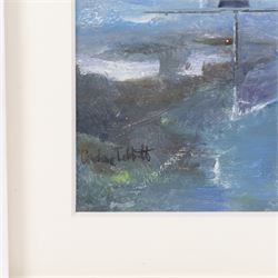 Grahame Tebbutt (British Contemporary): Towards the Sea, pair oils on board signed 18cm x 23cm (2)