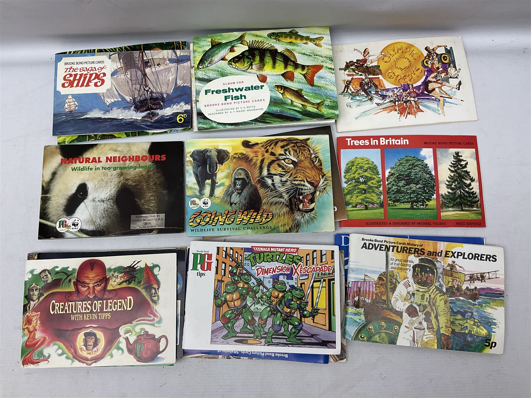 Quantity of Brooke Bond Picture Cards, to include a journey downstream, Olympic greats, History of Aviation, Fresh Water Fish etc  