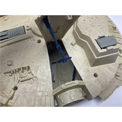 Star Wars - two unboxed vintage Star Wars vehicles comprising Millenium Falcon with 3 3/4