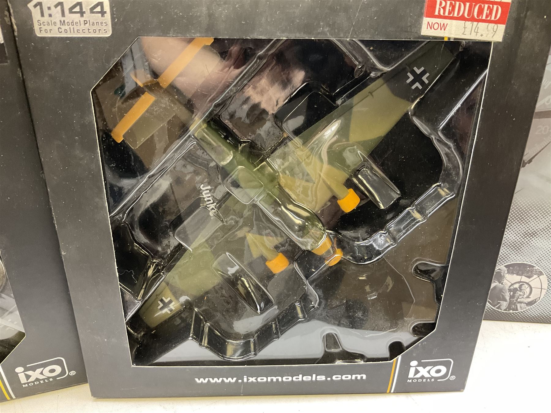 Nineteen Atlas Editions die-cast models of aircraft; to include Douglas Dakota C-47, Forke Wulf, Handley Page Halifax, De Havilland DH-98 Mosquito Mk.IV, etc and two others similar by IXO Models; all boxed (21)

