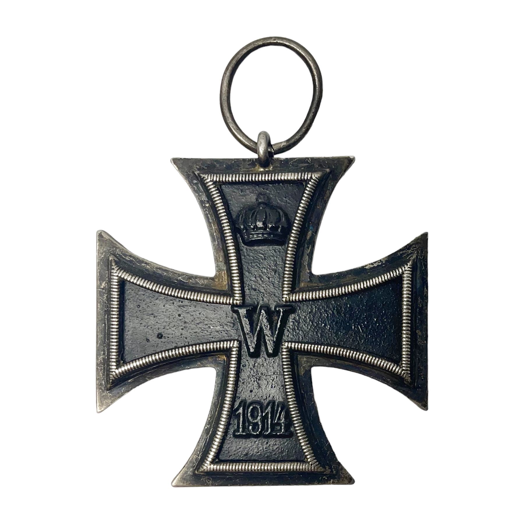 WWI German Iron Cross Second Class with suspension ring