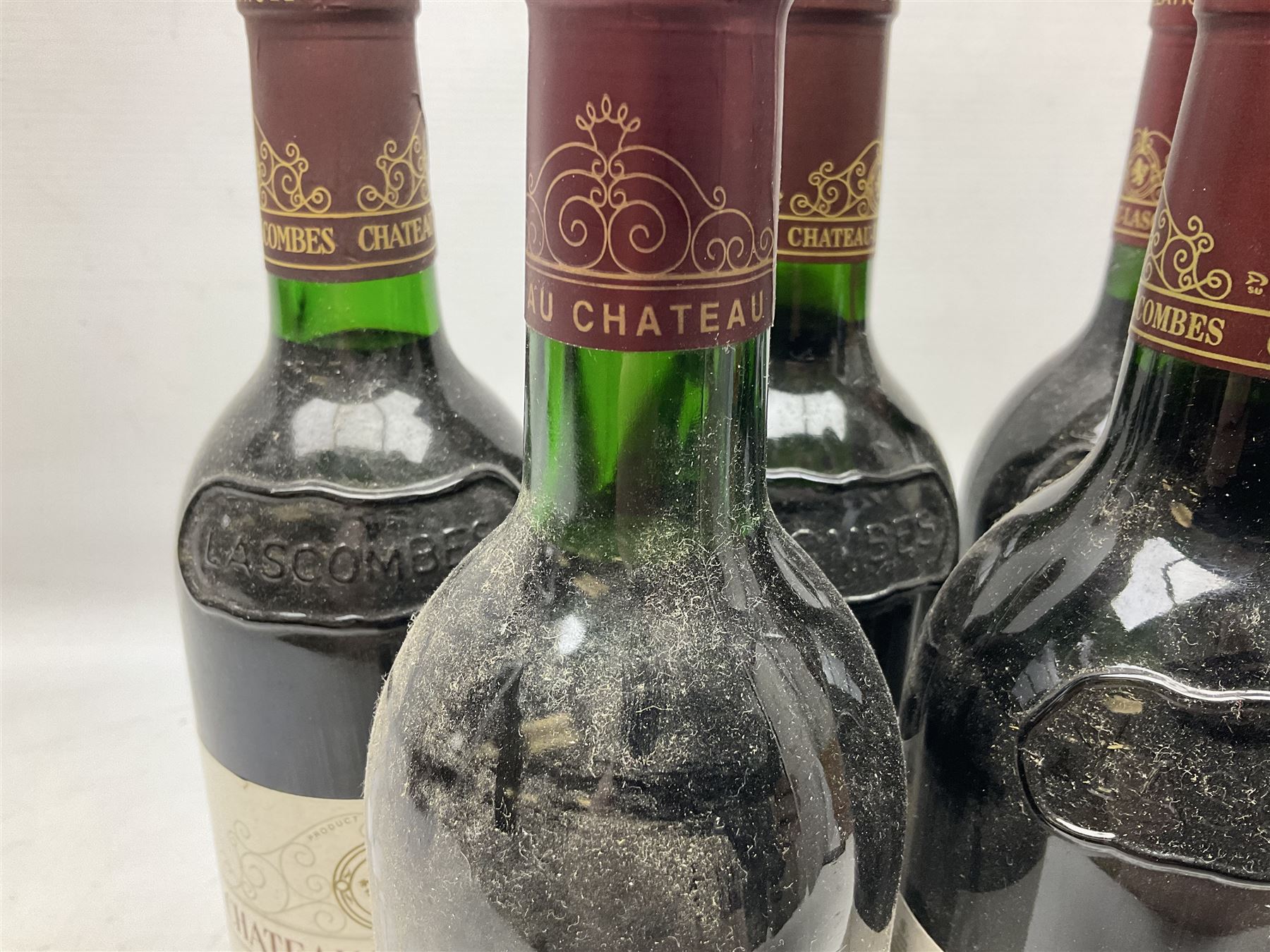 Chateau Lascombes, Margaux, comprising the years 1988, 1989, 1990, 1994 and 1995, 750ml 12.5% vol, together with Chateau Segonnes, 1993 Margaux, 750ml 12.5% vol (6)