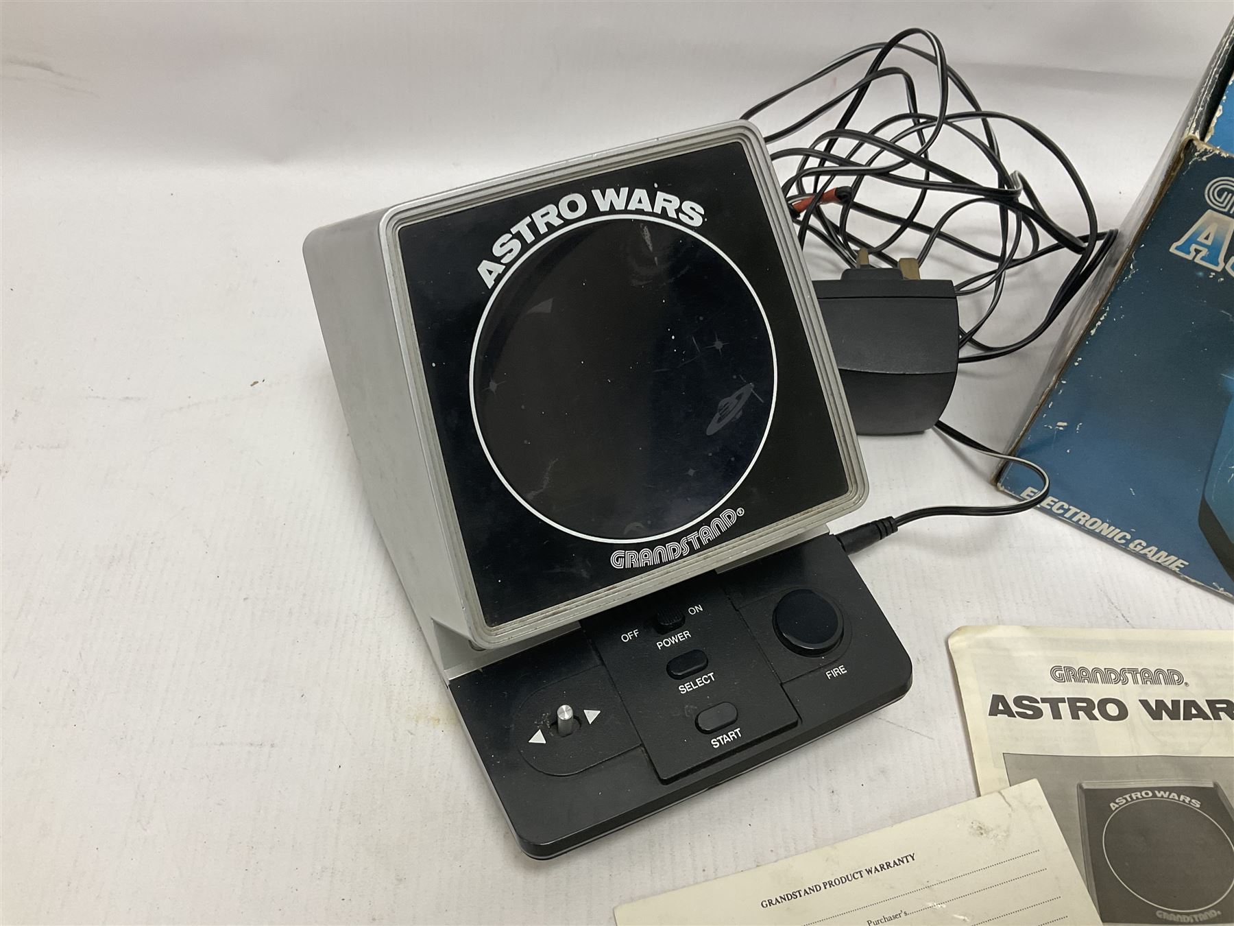 Grandstand Astro Wars video game with original box and instructions 