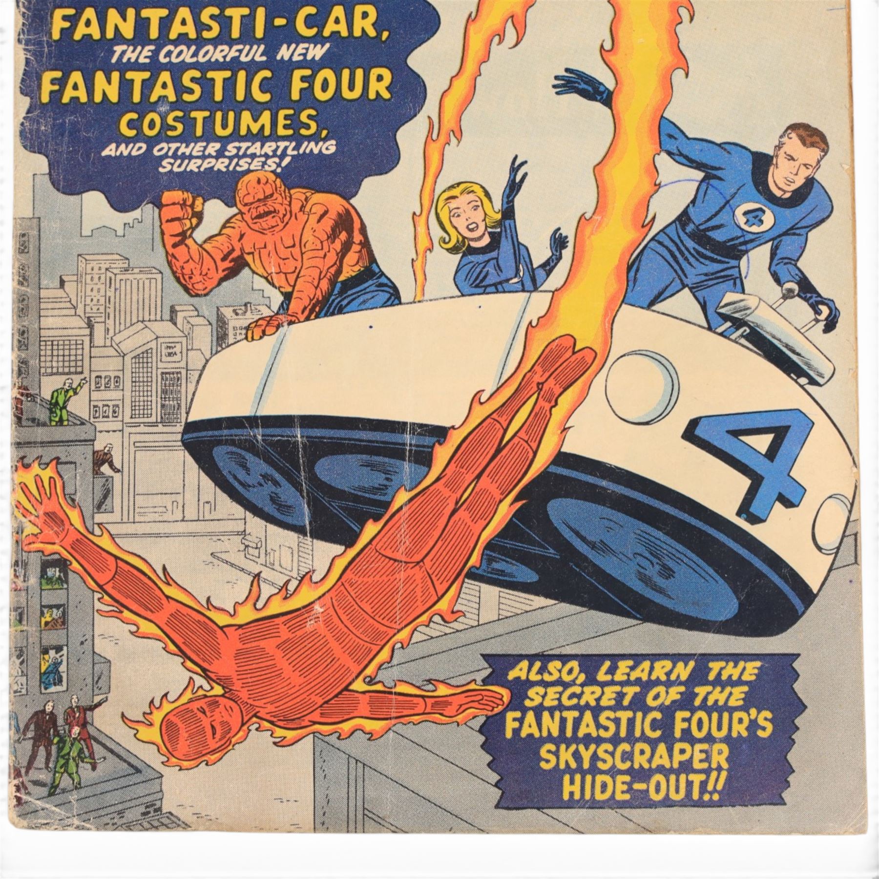 Marvel Silver Age 1962 'The Fantastic Four' issue #3