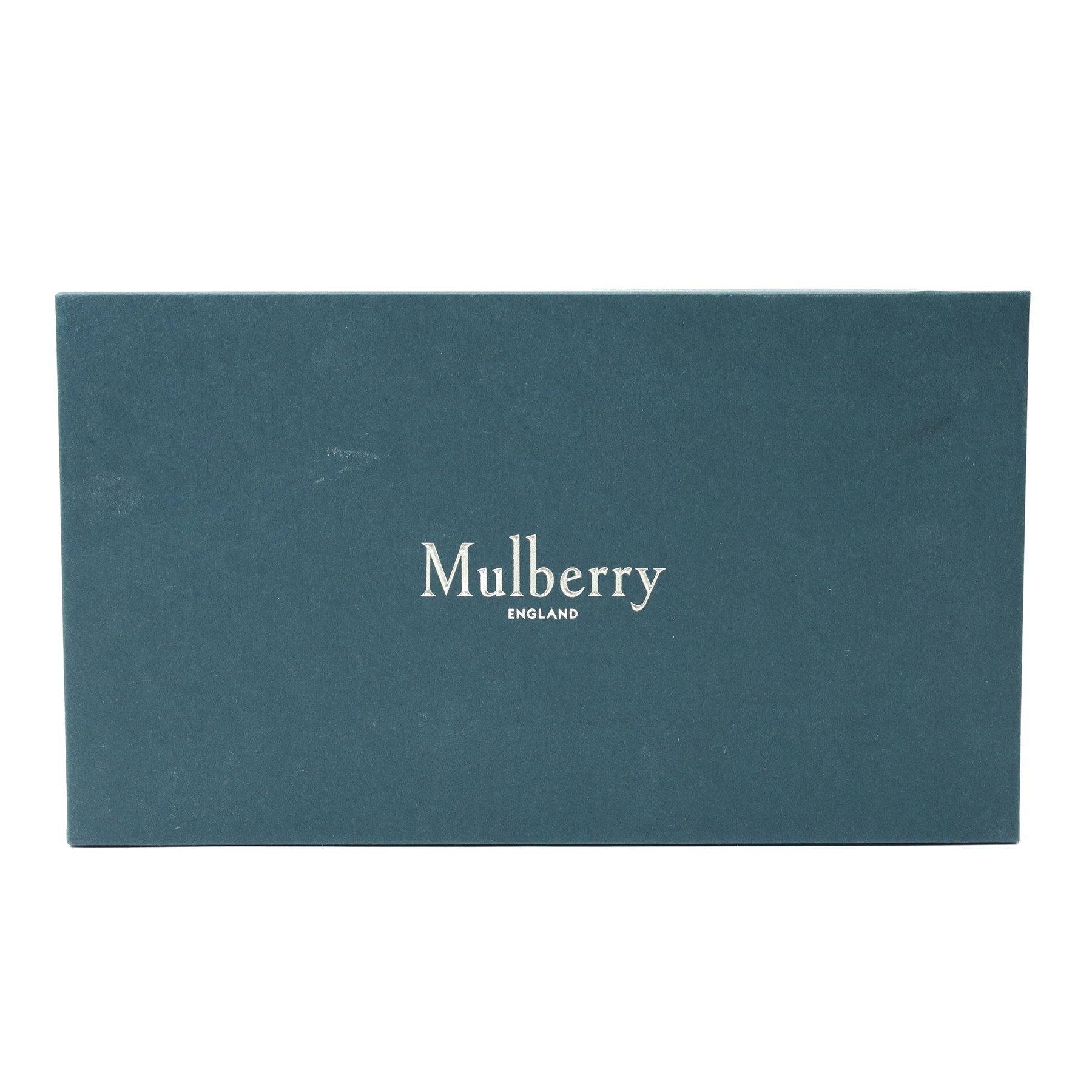 Mulberry - ‘Harlow Medium’ wallet in Emerald Green crocodile-embossed leather, the double envelope flap with gold-tone twist-ring Rider’s Lock fastening, opening to a gusseted interior with four card slots, zipped coin compartment and front press-stud pocket, with box