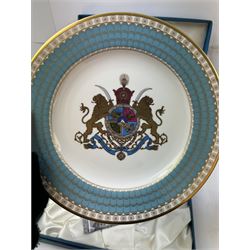 Spode The Imperial Plate Of Persia, commemorating 2500 years of Persian monarchy, limited edition of 10,000, in original box, D27cm