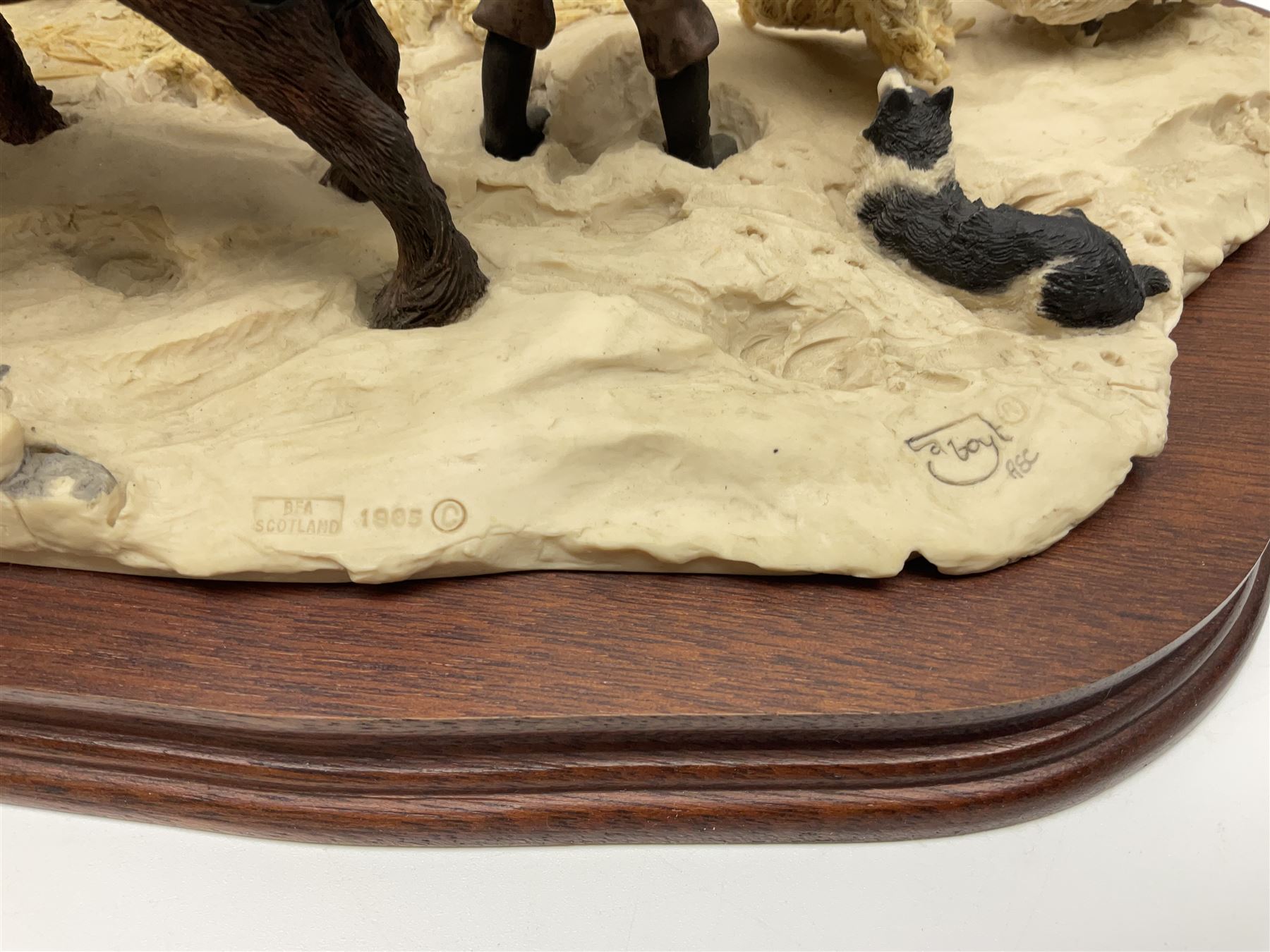 Border Fine Arts Winter Feeding | Antiques, Collectables, Ceramics