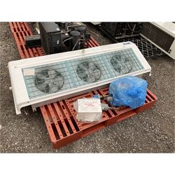 Hitec single phase 3 fan walk in freezer unit with control unit and compressor (parts numbered 2). Low power start up. - THIS LOT IS TO BE COLLECTED BY APPOINTMENT FROM DUGGLEBY STORAGE, GREAT HILL, EASTFIELD, SCARBOROUGH, YO11 3TX