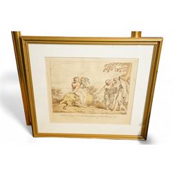 Collection of framed artworks, including a watercolour by  Lance Cattermole (British 1898-1992): View of the Victoria Memorial and the gates of Buckingham Palace; Five etchings, one watercolour, one portrait. 