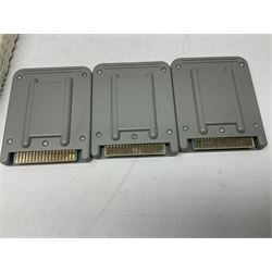 Collection of retro handheld games, including Nintendo Game & Watch ‘Snoopy Tennis’ (1982) and ‘Squish’ (1986) both with instruction booklets, Casio CG-600 ‘Star Invader’ with box, 3 in 1 LCD cartridge game including ‘Soccer’, ‘Invader’ and ‘Bomb Finder’ games, and two Grandstand ‘Pinball Wizard’ (1988) games, both with original boxes