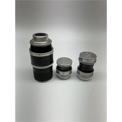 Paillard Bolex H16 Reflex 16mm cine camera with handgrip and turret for interchangeable lenses, KERN Vario-Switar 1:1,9 f=16-100mm POE BOLEX H16RX lens, KERN Switar 1:1,4 f=25mm H16 RX lens, KERN Switar 1:1,9 f=75mm lens, KERN Switar 1:1,6 f=10mm H16 RX lens