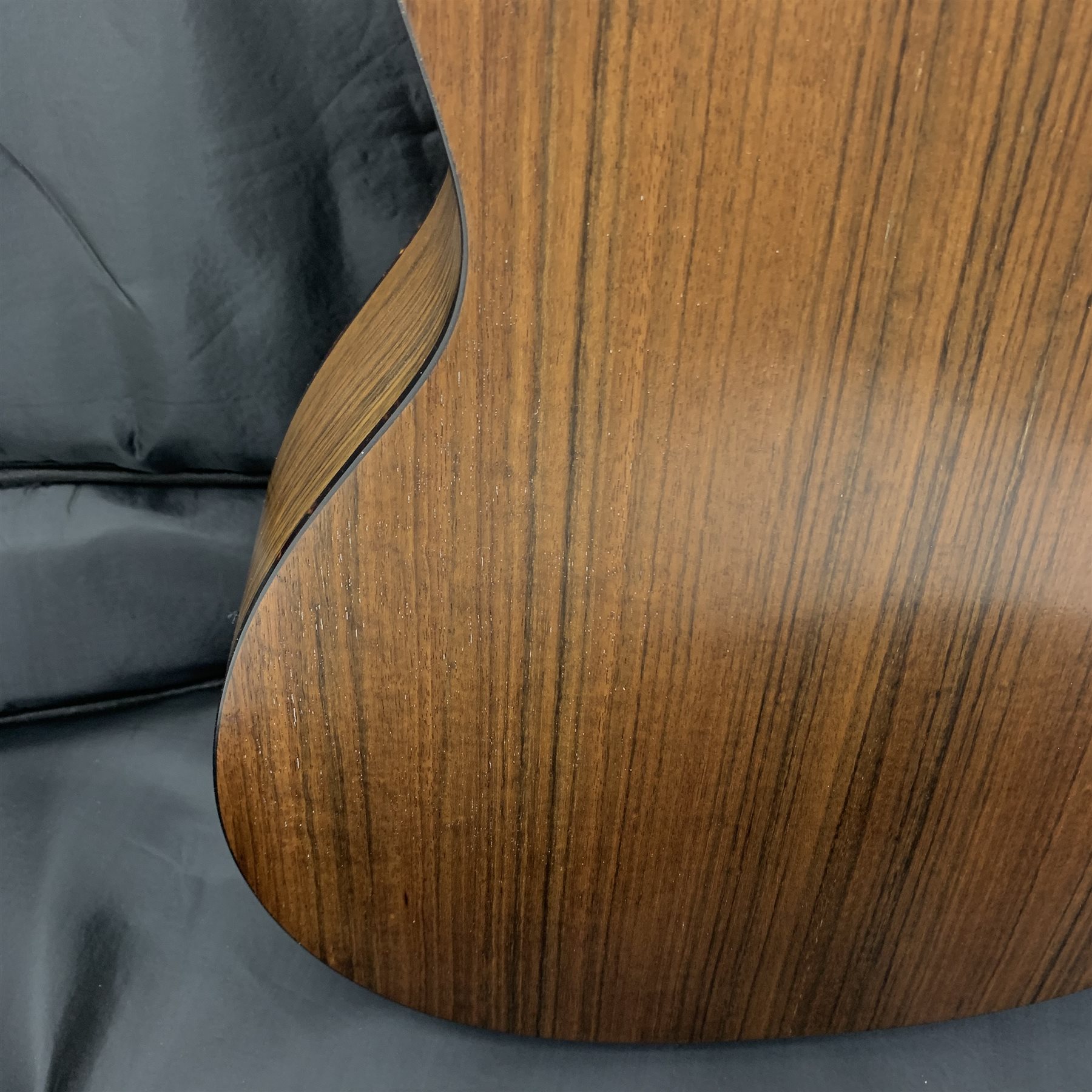  Eastman model AC222CE-OV acoustic/electric guitar, serial no. 14855634, with ovangkol back and sides and spruce top, bears maker's label and manuscript label 'York Rose inlay by Geoff Hall Luthier 2020', L103.5cm, certificate of authenticity, in soft carrying case  