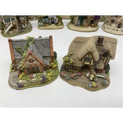 Twenty Lilliput Lanes, including The Right Note, Chatterbox Corner, Whistle Stop Gate, New Neighbours, Travellers Rest etc, all in original boxes