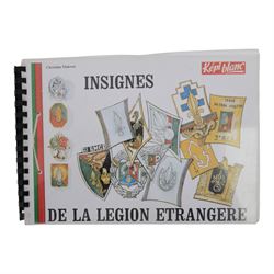 Collection of French Foreign Legion Reference books including Kepi Blanc Insignes, La Legion etrangere, French Foreign Legion Paratroopers, The French Foreign Legion
