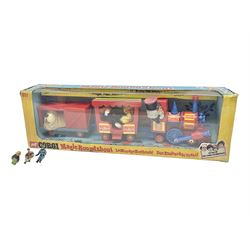 Corgi - The Magic Roundabout train no.851 in original box; with loose Batman, Robin and Lady Penelope figures from Corgi and Dinky vehicles