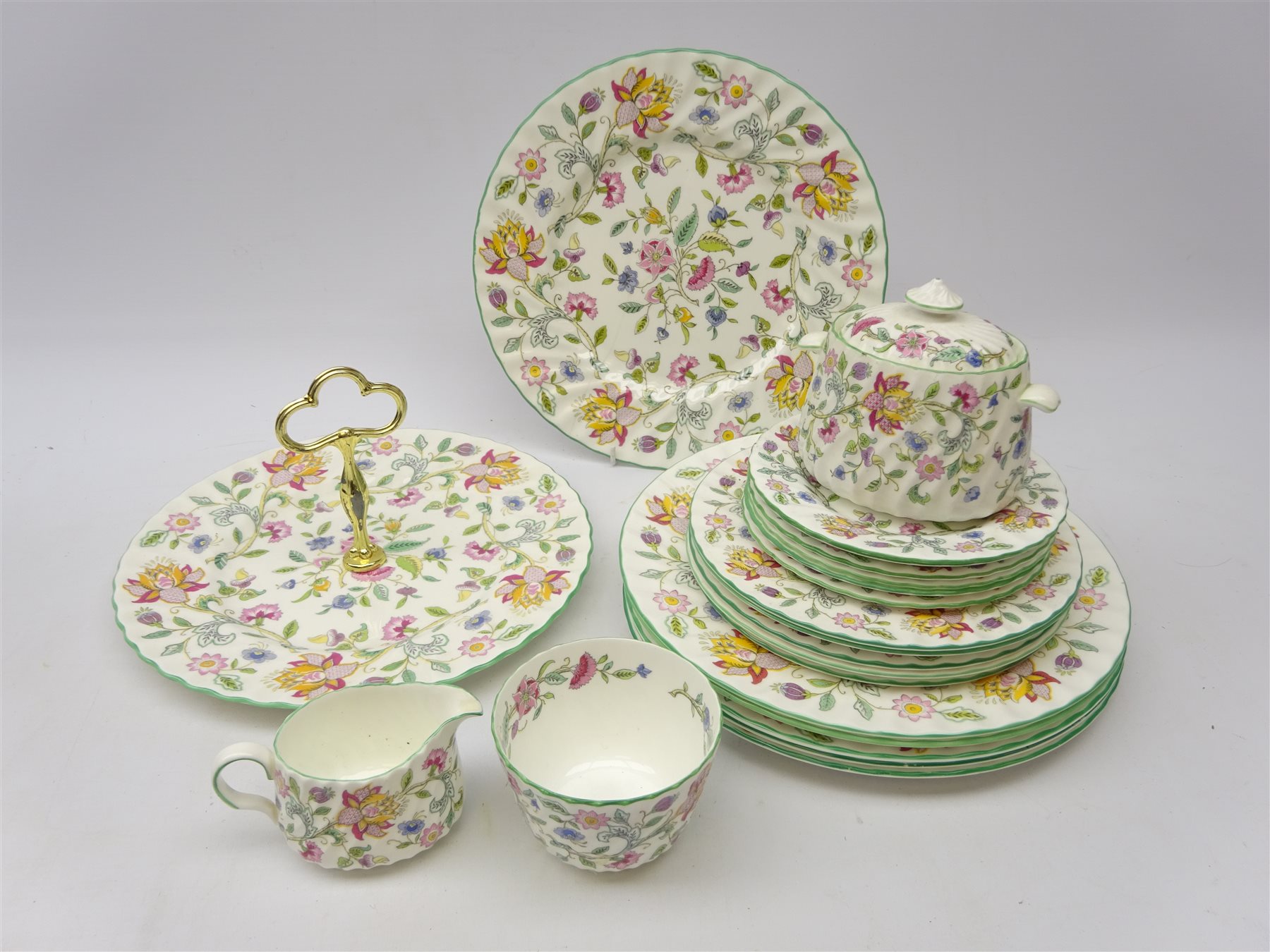Minton 'Haddon Hall' part tea and dinner ware (21) Antiques & Interiors