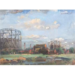 George Herbert Buckingham Holland (British 1901-1987): Industrial Scene - Northampton Powe...