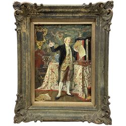 Rogelio de Egusquiza y Barrena (Spanish 1845-1915): The Recital, oil on mahogany panel signed 21cm x 15cm