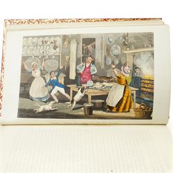 Nimrod (Apperley, Charles) -  'The Life of a Sportsman' published Rudolph Ackermann 1842 first edition , hand coloured plates by Henry Alken, all edges gilt, rebound in red and gilt leather by Bayntun Riviere, Bath