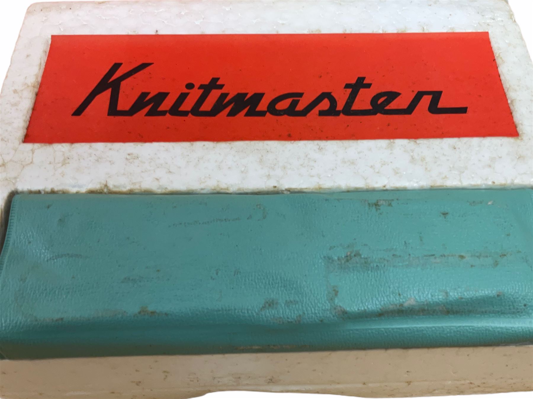 Underwood manual typewriter with original cover and Knitmaster Knitting machine in original box with instructions. 