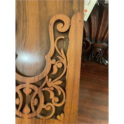 19th century burr walnut correspondence box, the sloped front opening to reveal a fitted interior with perpetual calendar, letter racks, and pen tray between two inkwell recesses, above a pull out draw with recessed brass handle, H41cm L40.5cm D28.5cm